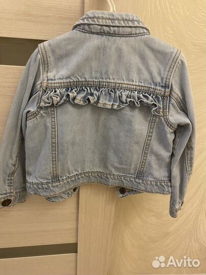 Джинсовая рубашка для девочки