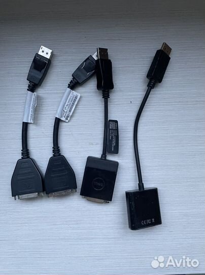 Сетевые кабеля, VGA, DVI, DisplayPort, переходники