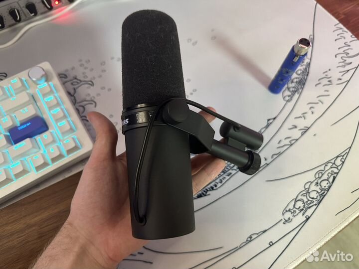 Микрофон shure sm7b + tnt 2
