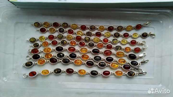 Янтарный браслет