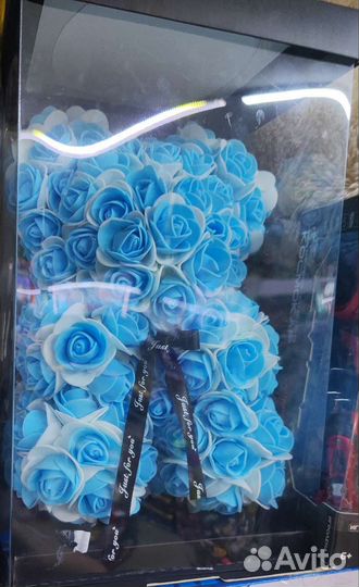 Мишка из роз