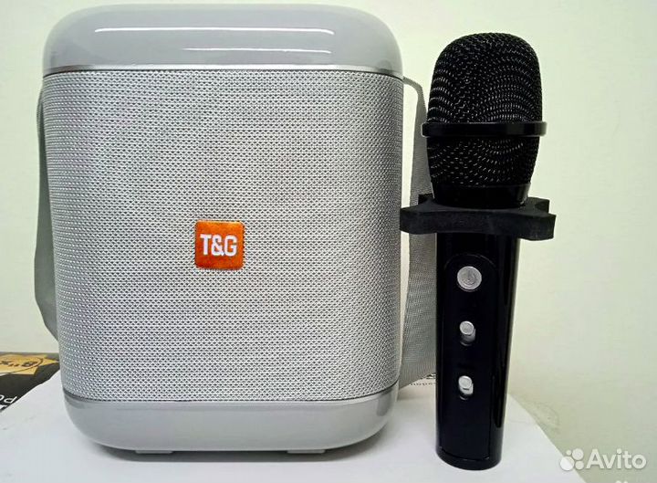 Колонка + Караоке + Микрофон + Ремень + Гарантия