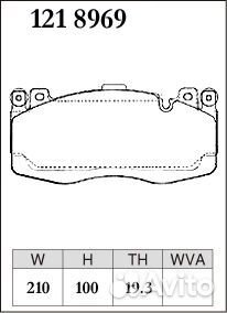 Dixcel Колодки M перед BMW X5 M, X6 M