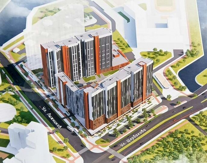 2-к. квартира, 60 м², 10/29 эт.