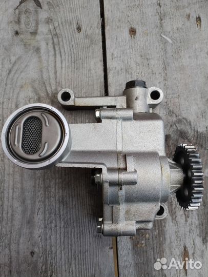 Масляной насос на hyundai ах35