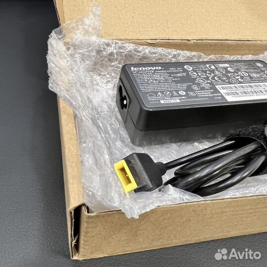 Блок питания Lenovo 20v-3.25а / 65w прямоугольный