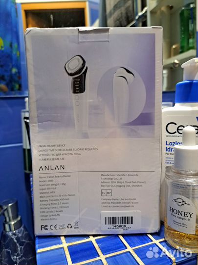 EMS массажер для лица anlan