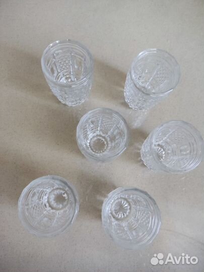 Стопки, стаканы, вазы