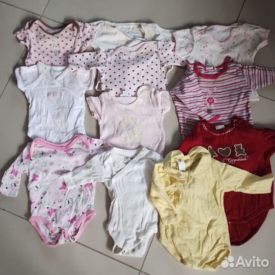 Пакет детских вещей 0-6 месяцев для девочки