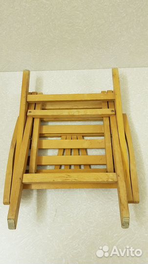 Стул складной деревянный детский СССР