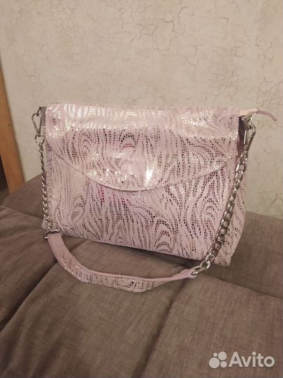 Клатч женский натуральная кожа бу