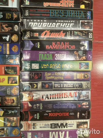 VHS видеокассеты, большая коллекция