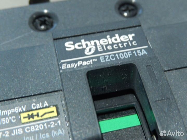 Schneider Electric EasyPact 100 EZC100F 15A