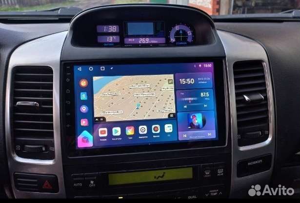 Магнитола Android Toyota land cruiser Prado 120