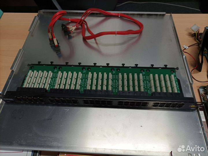 Патч панель 50 портов 5e телефонная