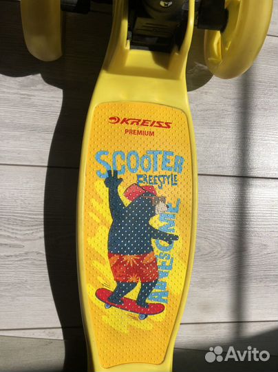 Самокат детский трехколесный kreiss