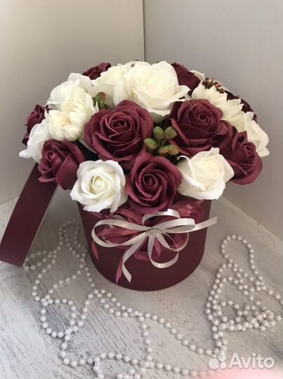 Мыльный букет из роз