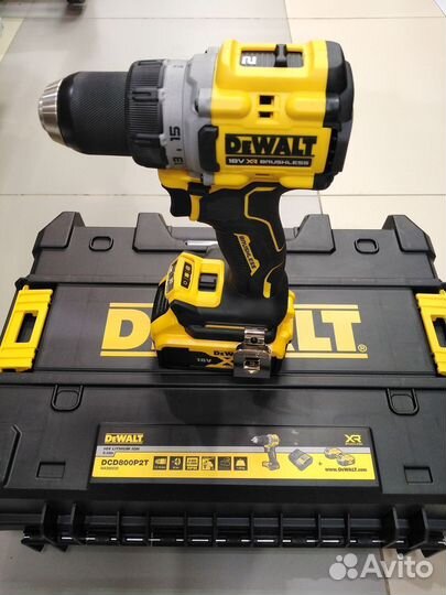 Акк. дрель шуруповерт 18В DCD800P2T dewalt