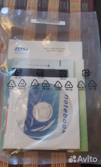 Ноутбук msi Slidebook MS-1162 на запчасти