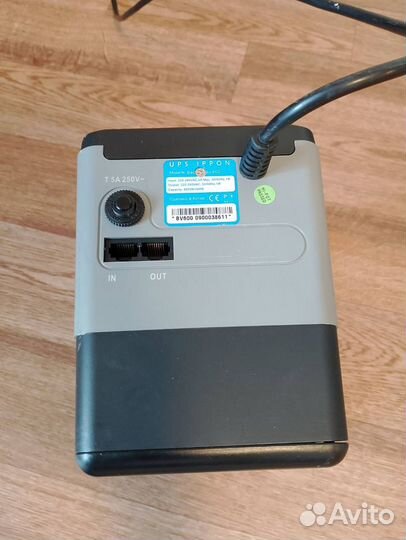 Ибп бесперебойник ippon verso 600 с новой АКБ