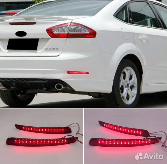 Светодиодные катафоты фонари в бампер Ford Mondeo