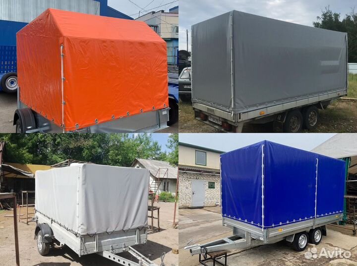 Тент на легковой прицеп