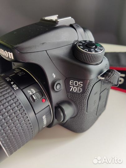 Фотоаппарат Canon EOS 70D С двумя объективами