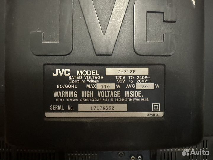 Телевизор JVC бу C-21ZE