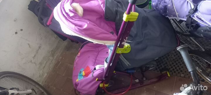 Детские санки коляска бу