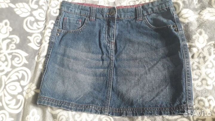 Юбка джинсовая для девочки р.146