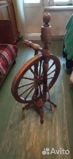 Прялка деревянная старинная