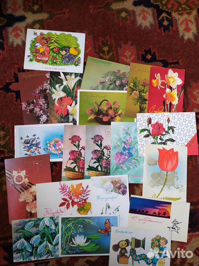 Открытки СССР чистые