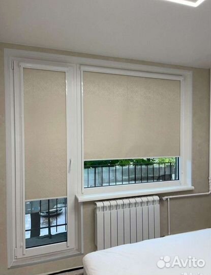 Рулонные шторы, жалюзи, зебра, плиссе