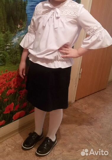 Блузка школьная 146