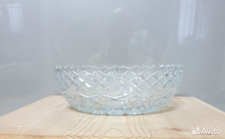 Хрустальная ваза СССР для фруктов, конфет