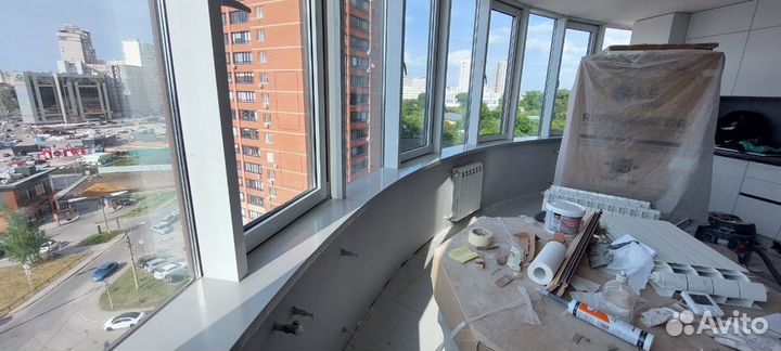 Подоконник из камня (кварц, акрил)