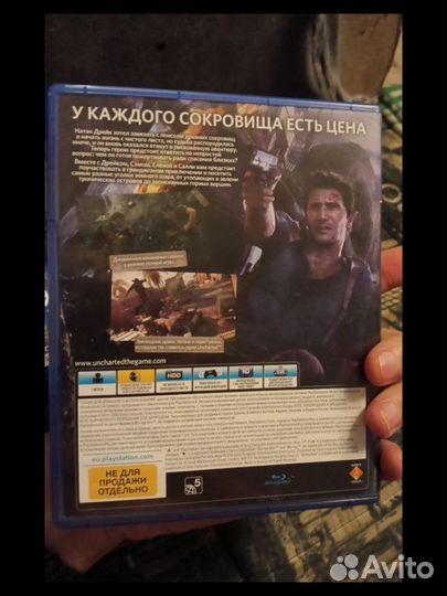 Игра Uncharted 4 путь вора ps4 диск