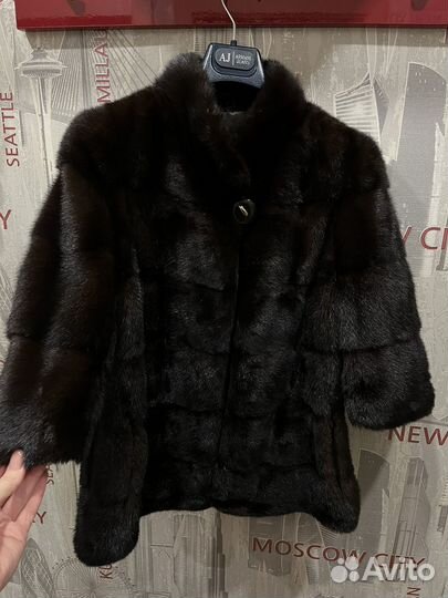 Шуба норковая 42 44 бу