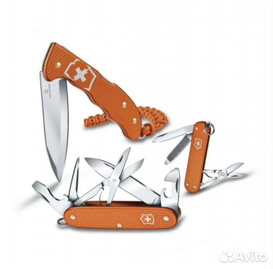 Нож швейцарский Victorinox Tiger Orange Alox