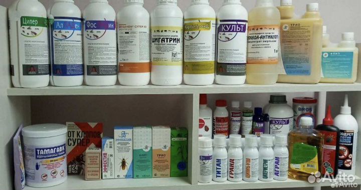 Средства от тараканов, клопов, всех паразитов