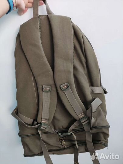 Рюкзак холщевый с увеличением