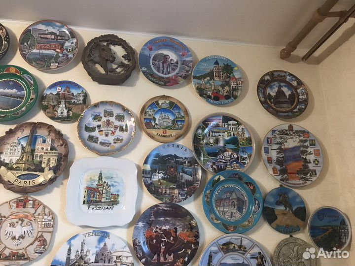 Коллекционные тарелки из разных Стран