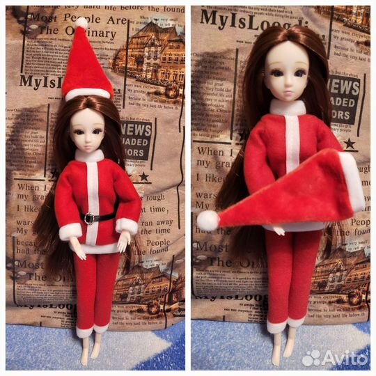 Новогодняя одежда для кукол