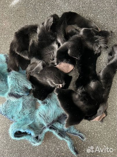 Наборы кусочков натурального меха для рукоделия