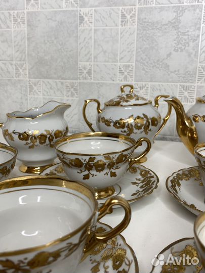 Чайный фарфоровый сервиз.лфз.Оскар.ГДР
