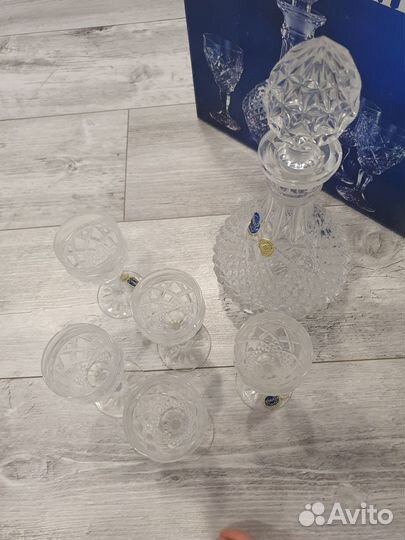 Богемский хрусталь - Набор 7 предметов