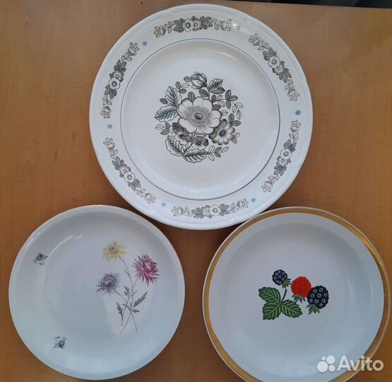 Блюда / тарелки большие винтажные СССР ГДР