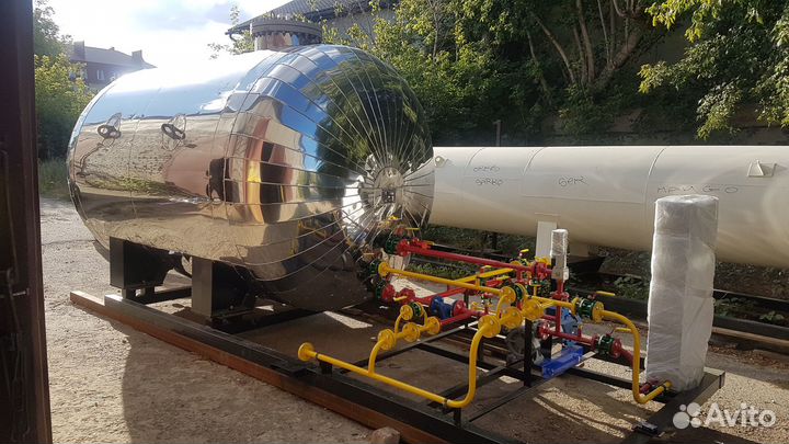 Модульная агзс. Модуль 10 кубов