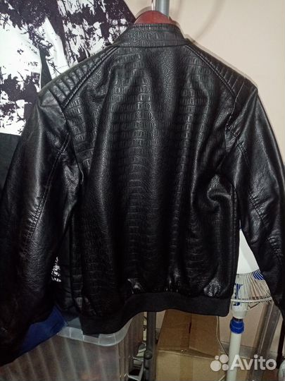 Кожаная куртка мужская