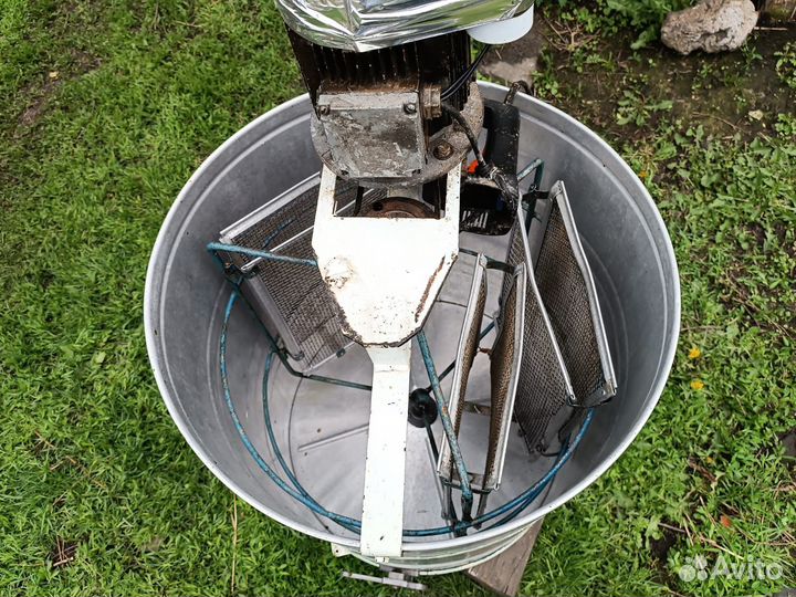 Медогонка 3 рамочная электрическая алюминиевая